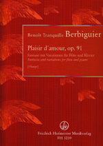 PLAISIR DfAMOUR OP.91, FANTASIE MIT VARIATIONEN