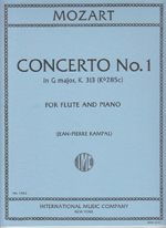 CONCERTO NO.1 G-DUR,KV313 (ED.&CADENZ.RAMPAL)