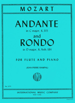 ムラマツフルート｜ANDANTE C-DUR, KV315 & RONDO D-DUR, KV