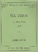 ムラマツフルート｜6 TRIOS OP.83(II) SCORE&PARTS: 楽譜