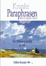 ムラマツフルート｜PARAPHRASEN UBER EIN EIGENES THEMA OP.184: 楽譜