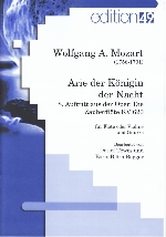 ARIE DER KONIGIN DERNACHT AUS DER OPER hDIE ZAUBERFLOTE KV620h (ARR.TEWES&BAGGER)