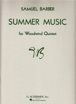 SUMMER MUSIC,OP.31,SCORE & PARTS