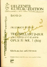 ムラマツフルート｜TRIO BRILLANT D-DUR OP.51 NO.1(BIS): 楽譜