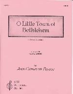 ムラマツフルート｜O LITTLE TOWN OF BETHLEHEM (ARR.PEARCE): 楽譜