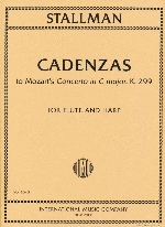 CADENZAS TO CONCERTO C-DUR K.299 (STALLMAN)