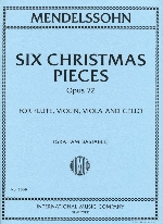 ムラマツフルート｜SIX CHRISTMAS PIECES OP.72 (ARR.BASTABLE): 楽譜
