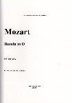 RONDO IN D KV ANH.184 (ARR. HIROAKI KANDA)