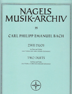 2 DUOS : E-MOLL WQ140 & C-DUR WQ142