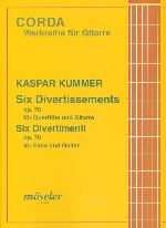 ムラマツフルート｜SIX DIVERTISSEMENTS OP.70: 楽譜
