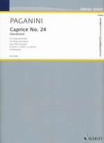 CAPRICE NO.24 (VARIATIONEN) A-MOLL (BASED UPON THE VER. OF LISZT) (ARR.CALLIMAHOS)