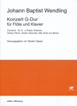 ムラマツフルート｜FLUTE KONZERT G-DUR (ED.OGAWA): 楽譜