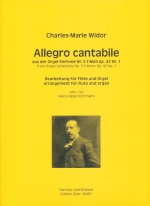 ALLEGRO CANTABILE FROM ORGAN SYMPHONY NO.5 F-MOLL OP.42 NO.1 (ARR.KORTMANN)