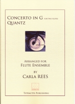 CONCERTO  G-DUR FOR 2 FLUTES,  Qv6:7 (ARR.REES)