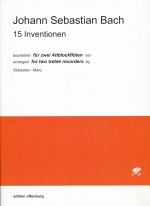 15 INVENTIONEN (2A) (ARR.MARQ) SCORE & 2ND PART