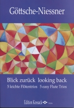 LOOKING BACK : 5 EASY FLUTE TRIOS, SCORE & PARTS