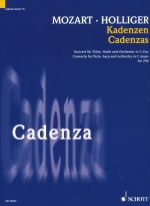 KADENZEN FUR FLUTE, HARP & ORCHESTRE C-DUR KV299