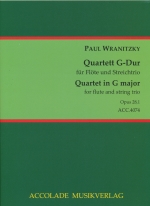 QUARTETT G-DUR OP.28/1, SCORE & PARTS