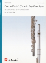 CON TE PARTIRO (TIME TO SAY GOODBYE) (ARR.HOVI), SCORE & PARTS