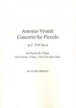 CONCERTO FOR PICCOLO C-DUR F.Y NO.4 RV443 (ARR:KEN OKAMOTO)