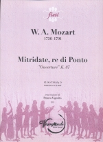 MITRIDATE, RE DI PONTO OVERTURE KV.87 (ARR.VIGORITO) SCORE & PARTS