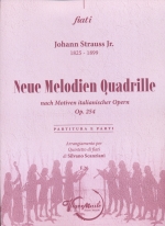 NEUE MELODIEN QUARDILLE OP.254 (ARR.SCANZIANI) SCORE & PARTS