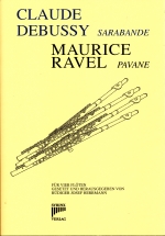 DEBUSSY : SARABANDE & RAVEL : PAVANE (ARR.HERRMANN) 4 SCORES