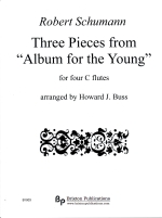 THREE PIECES FROM �hALBUM FOR THE YOUNG�h (ARR.BUSS), SCORE & PARTS