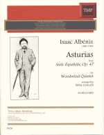 ASTURIAS  FROM SUITE ESPANOLA OP.47 (ARR.CORICELLI), SCORE & PARTS