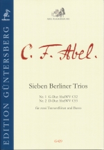 SIEBEN BERLINER TRIOS : NR.1 G-DUR / NR.2 D-DUR