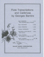 CADENZAS FOR FLUTE CONCERTO D-DUR KV314