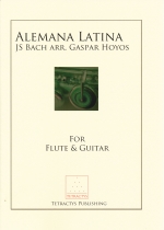 ALEMANA LATINA FROM PARTITA BWV1013 (ARR.HOYOS), SCORE & PARTS