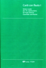 CANTI CON FLAUTO I : 7 SONGS OF THE 19TH CENTURY FOR UPPER VOICE
