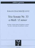 TRIO SONATE NR.33 E-MOLL�@QV2:21