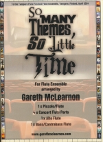 SO MANY THEMES, SO LITTLE TIME (ARR.MCLEARNON), SCORE & PARTS