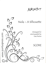 NOLA - A SILHOUETTE (ARR.PORTUS) SCORE & PARTS