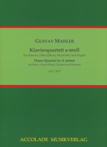 KLAVIERQUARTETT A-MOLL, SCORE & PARTS