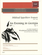 AN EVENING IN GEORGIA OP.71, SCORE & PARTS