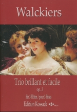 TRIO BRILLANT ET FACILE OP.3, SCORE & PARTS
