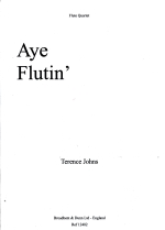 AYE FLUTIN�f, SCORE & PARTS