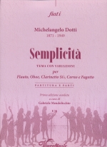 SEMPLICITA, TEMA CON VARIAZIONI, SCORE & PARTS