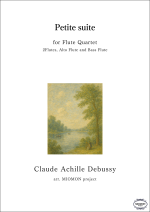 PETITE SUITE FOR FLUTE QUARTET 2FLUTES, ALTO FLUTES AND BASS FLUTE (ARR�FMIOMON PROJECT)