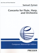ムラマツフルート｜CONCERTO FOR FLUTE,HARP,AND ORCHESTRA: 楽譜