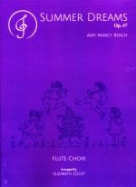 【豪華50点超】ムラマツ・フルート楽譜 53冊 ＋ 雑誌THE FLUTE 4冊 ムラマツフルート｜SUMMER DREAMS OP.47 (ARR.JOLLY), SCORE & PARTS: 楽譜