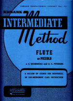 ムラマツフルート｜INTERMEDIATE METHODS FOR FLUTE-PICCOLO: 楽譜