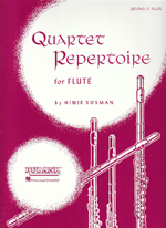 ムラマツフルート｜VOXMAN/QUARTET REPERTOIRE FOR FLUTE,PARTS: 楽譜
