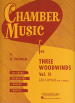 VOXMAN/CHAMBER MUSIC FOR THREE WOODWINDS,VOL.2