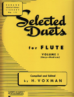 SELECTED DUETS FOR FLUTE,VOL.1 EASY-MEDIUM (ED.VOXMAN)