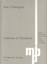 ムラマツフルート｜CADENZAS IN TRANSITION: 楽譜
