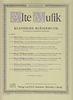 BLASERQUINTETT NR.3 C-MOLL